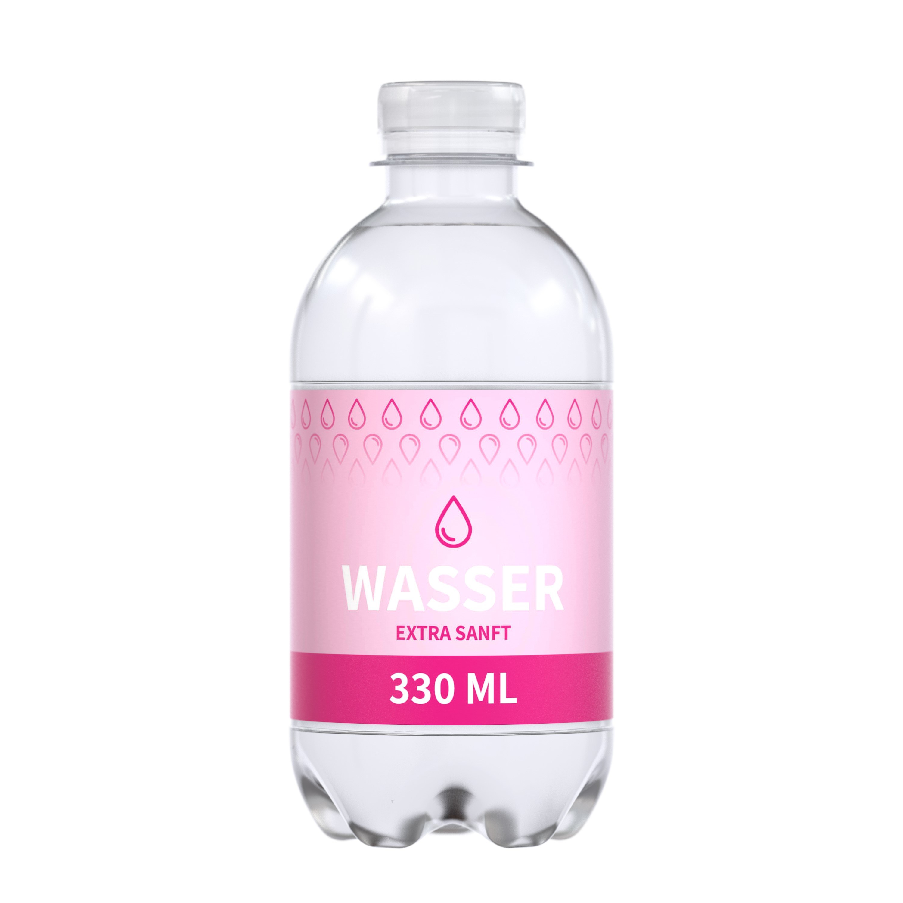 Eco Label auf Flasche ( 21 x 6,5 cm )