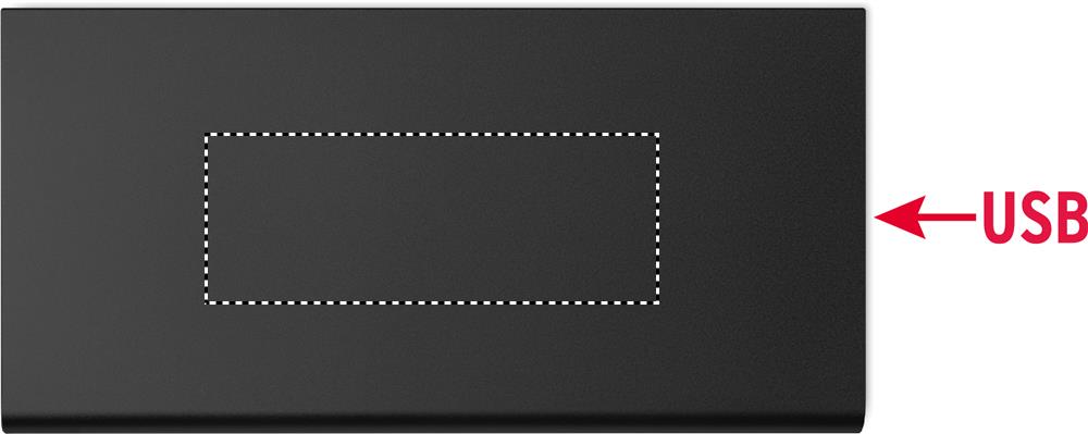 Oberseite (3 x 8 cm)