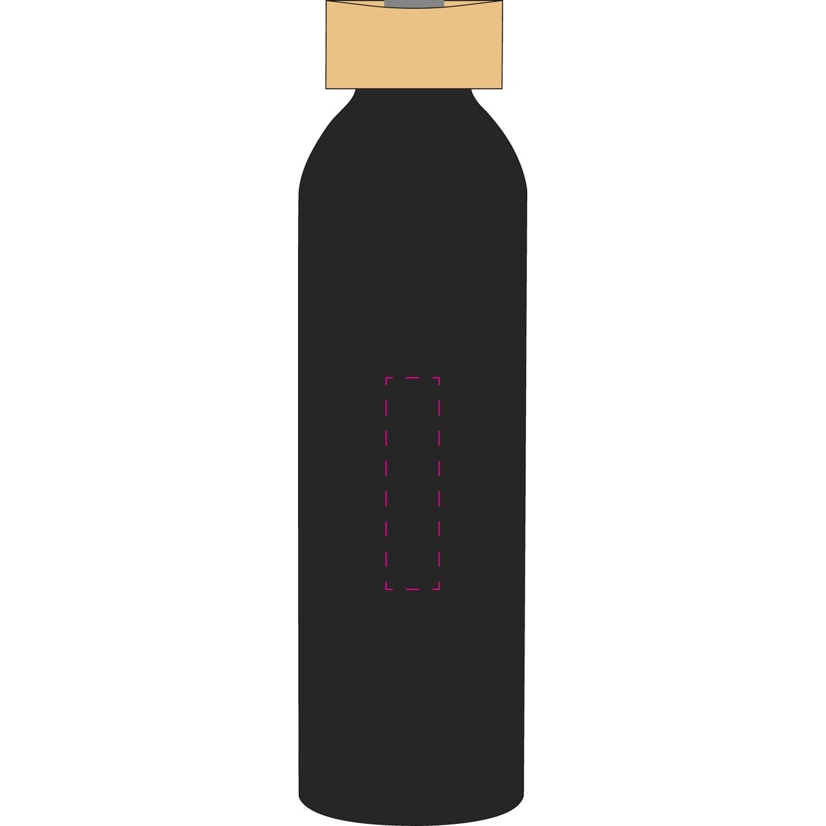 auf Flasche seitlich (60 x 15 mm)