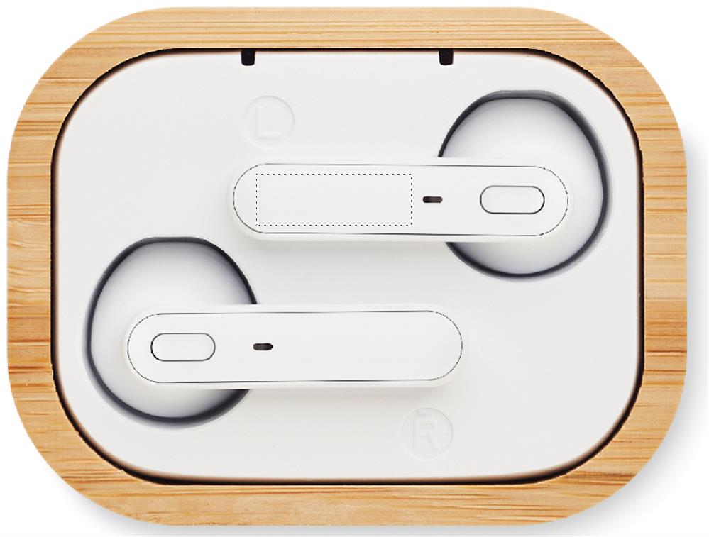 Ohrstöpsel links (0,5 x 1,5 cm)