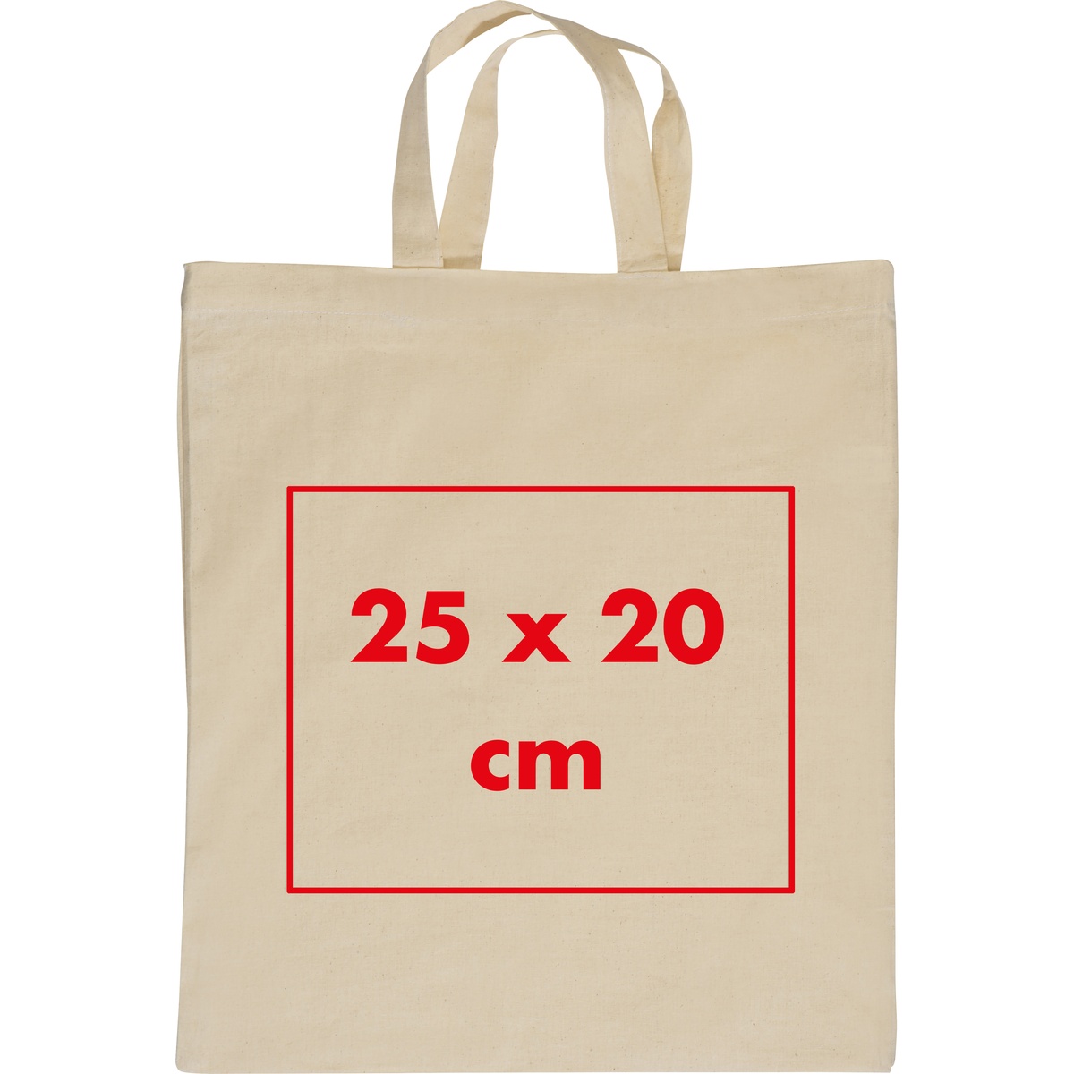 Auf die Tasche/Beutel (25 x 20 cm)