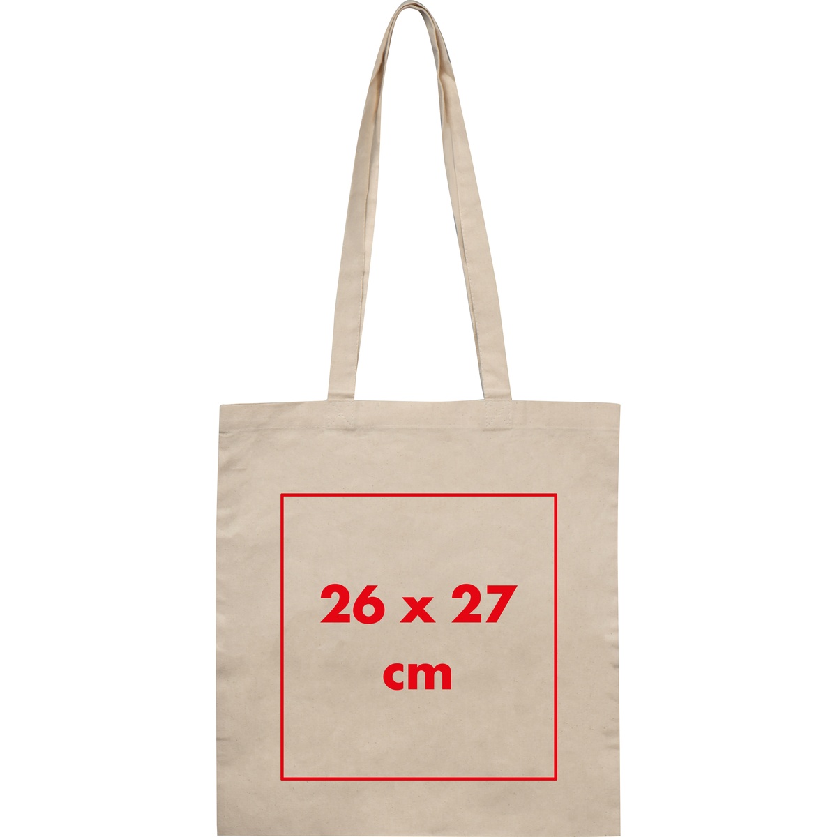 Auf die Tasche/Beutel (26 x 27 cm)