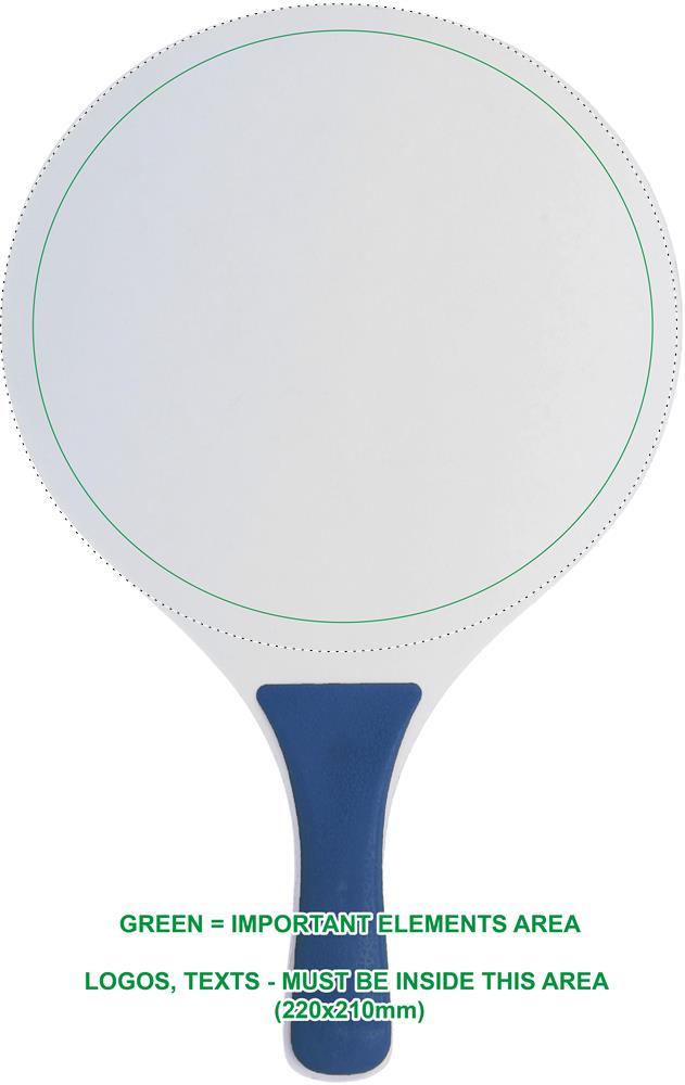 Racket 1 Front (23 x 24 cm)