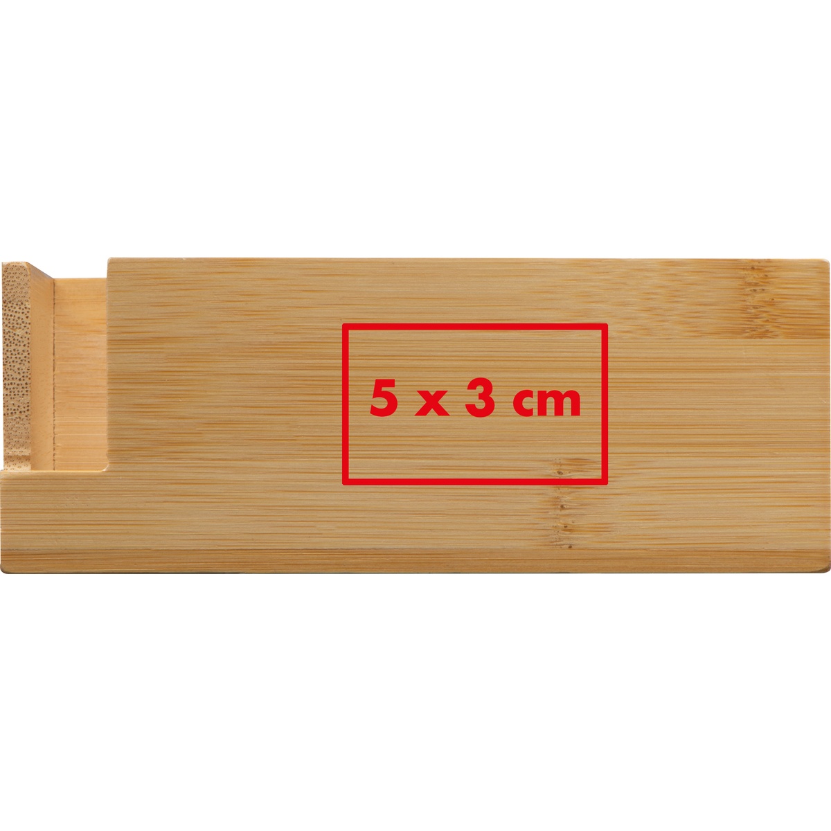 Auf einer Seite (5 x 3 cm)