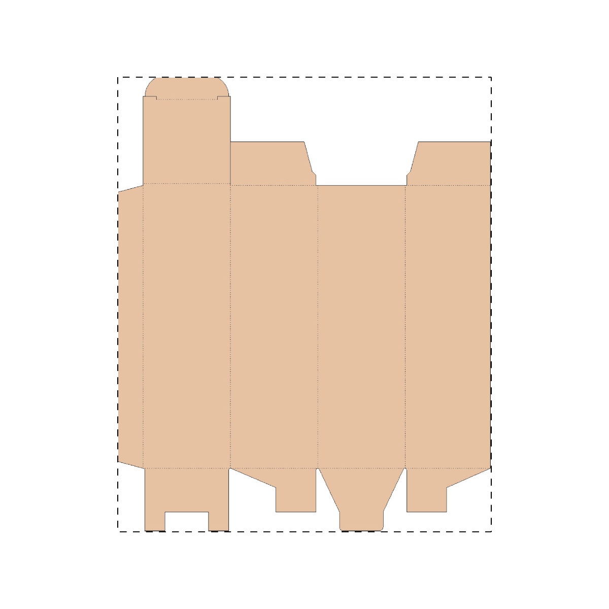 Maßgefertigter Kraft-Wellpappkarton (295 x 359 mm)