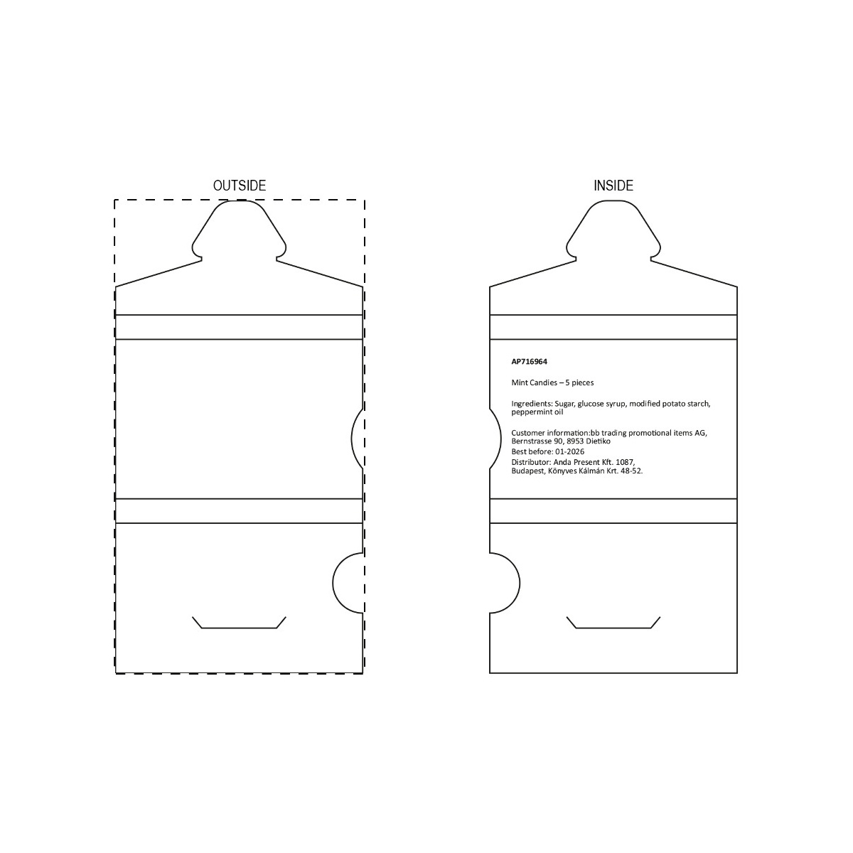 Komplette Oberfläche (66 x 126 mm)