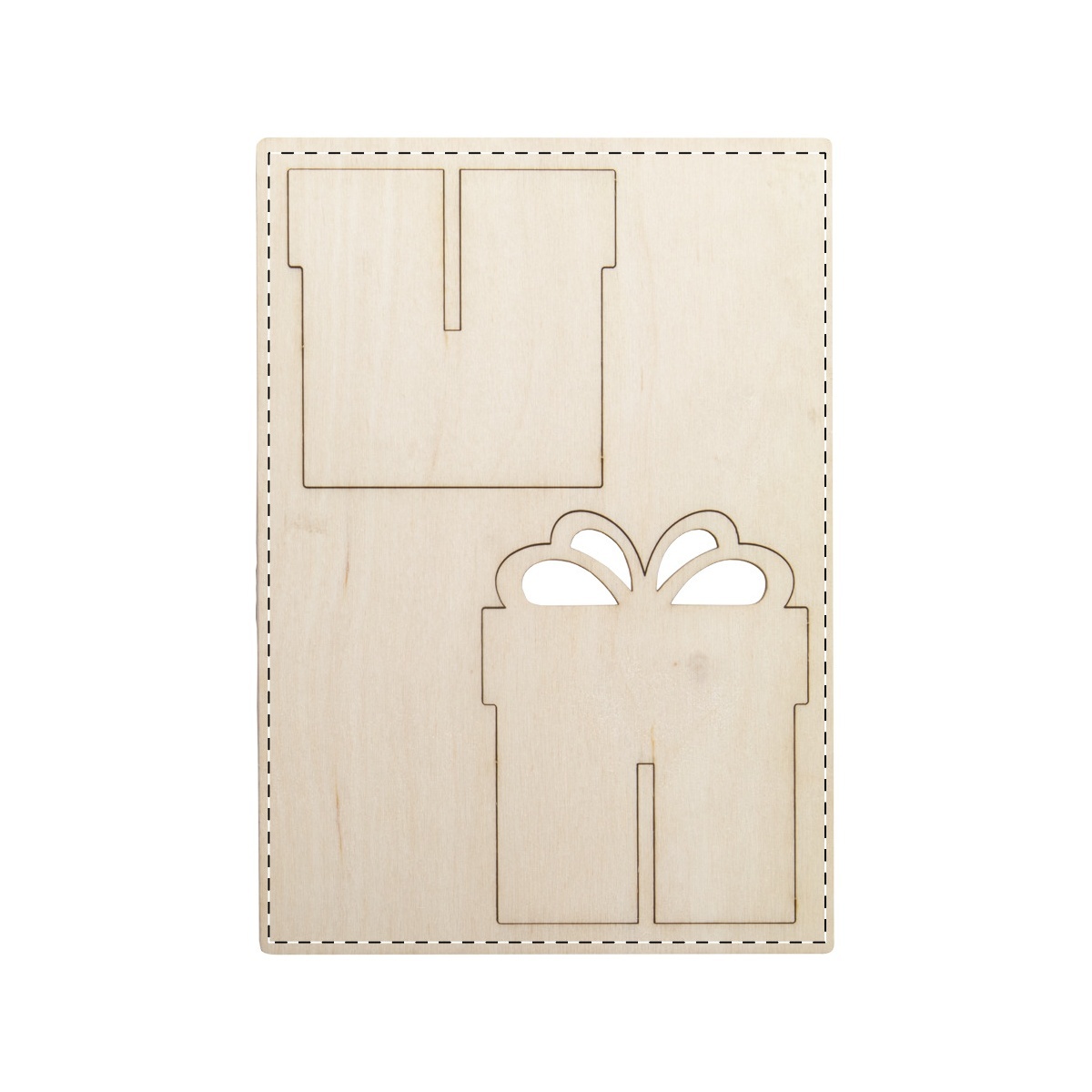 Holzteil - vorne (100 x 143 mm)