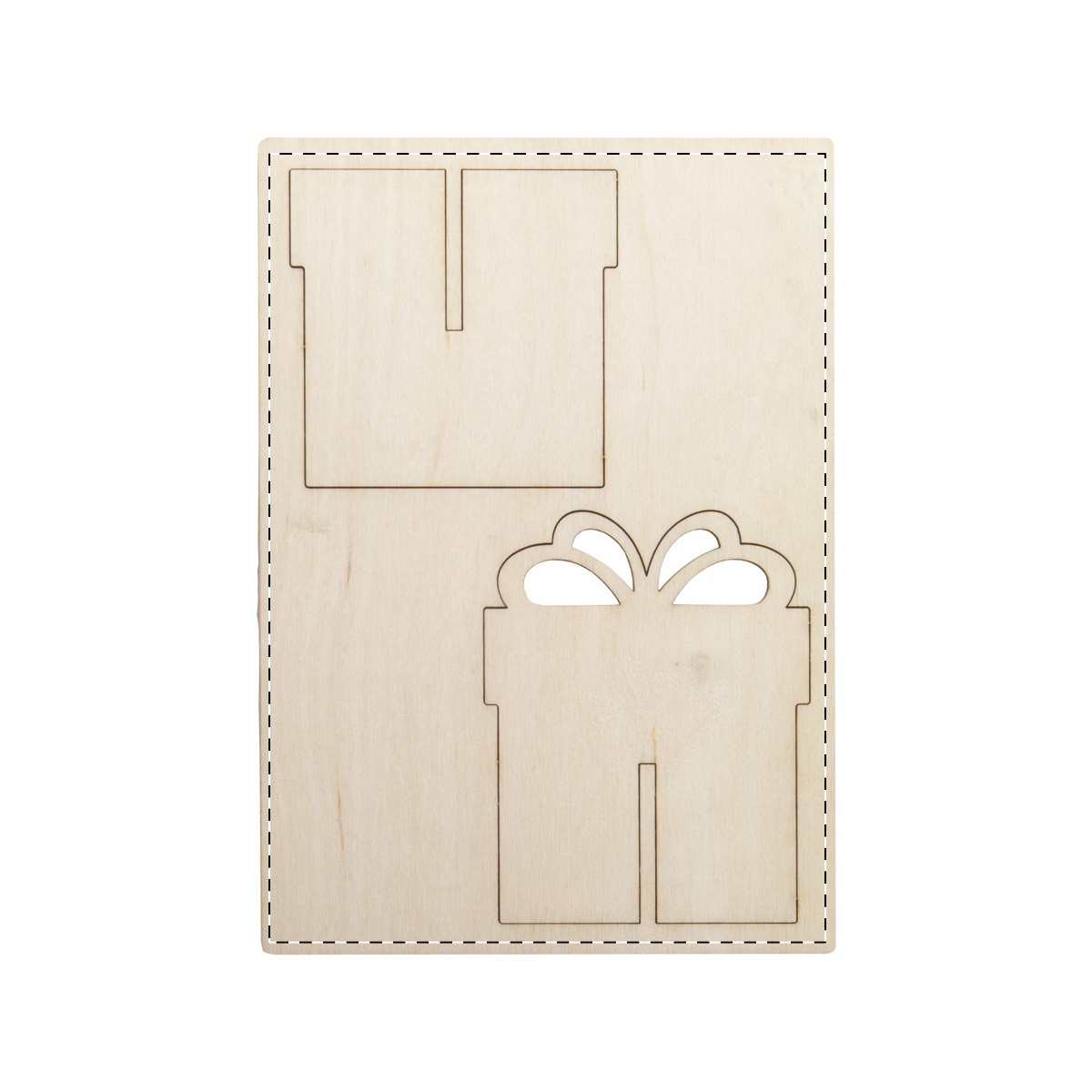 Holzteil - vorne (100 x 143 mm)