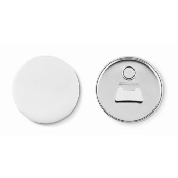 PIN OPENER Magnet-Badge mit Kapselheber