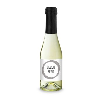 Secco ZERO - Schäumendes Getränk aus alkoholfreiem Wein - Flasche klar - 0,2 l