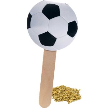 Wachsender Fußballgruß