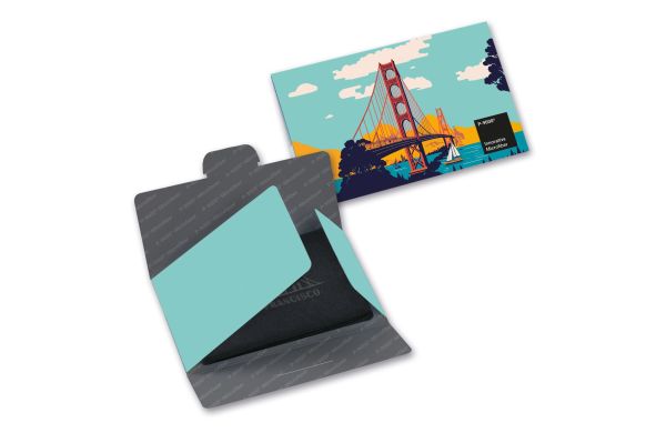 Microfaser-Prägetuch im Papieretui