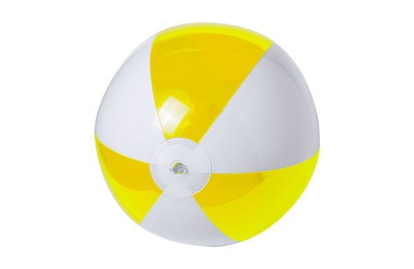 Byron Strandball (ø28 cm), gelb/weiss