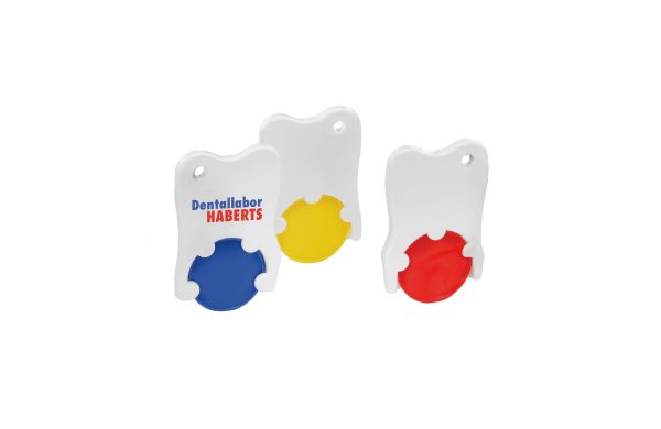 Chiphalter mit 1€-Chip "Zahn"