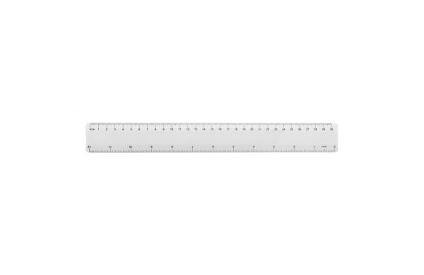 Clelin Antibakterielles Lineal, weiss