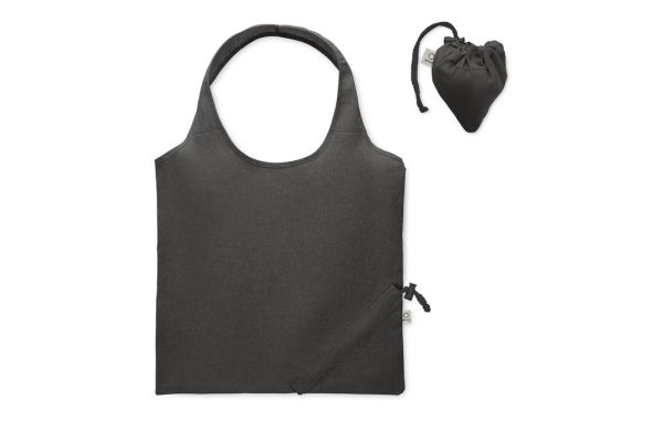 CARRIE COLOUR Faltbare Einkaufstasche, schwarz
