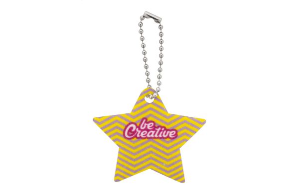 CreaFelt Key Xmas Schlüsselanhänger Weihnachten, weiss, Stern