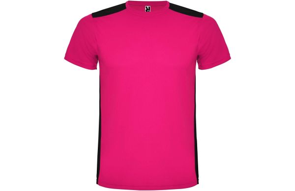 Detroit T-Shirt Unisex aus recyceltem Material, neonpink, S