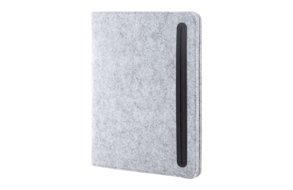 Dokumentenmappe aus RPET-Filz Refelt Meet A5, grau