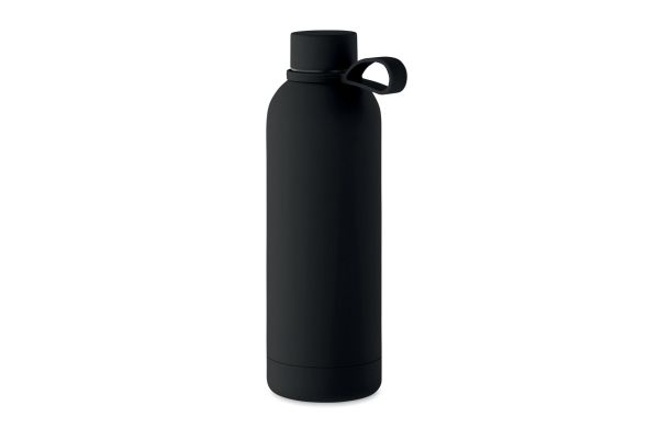 Doppelwandige Vakuum-Isolierflasche - schwarz