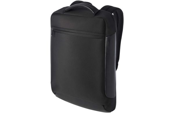 Expedition Pro 15,6" kompakter Laptop-Rucksack GRS Recyclingmaterial 12 L, schwarz