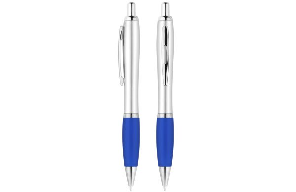 EXPRESSDRUCK Druckkugelschreiber Beta_ silber_ blau