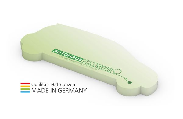 Form aus 125 x 72 mm green+blue