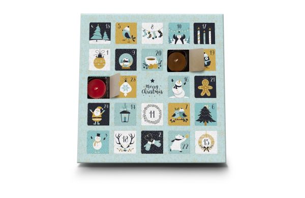 Geschenkartikel: Duftkerzen Adventskalender Charming Christmas