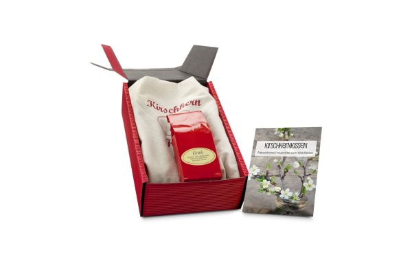 Geschenkset: Kirschkernkissen