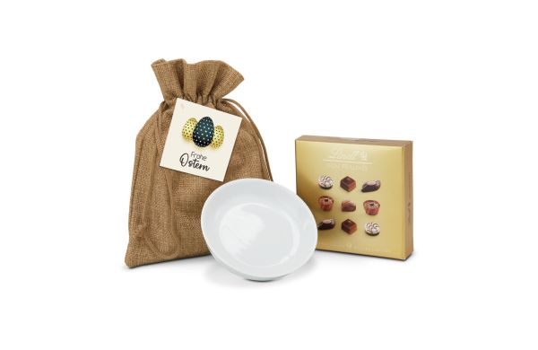 Geschenkset: Oster Kostbarkeiten - 9 Mini Pralinés Gold