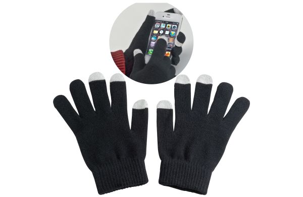 Handschuhe aus Acryl mit 2 Touch-Spitzen