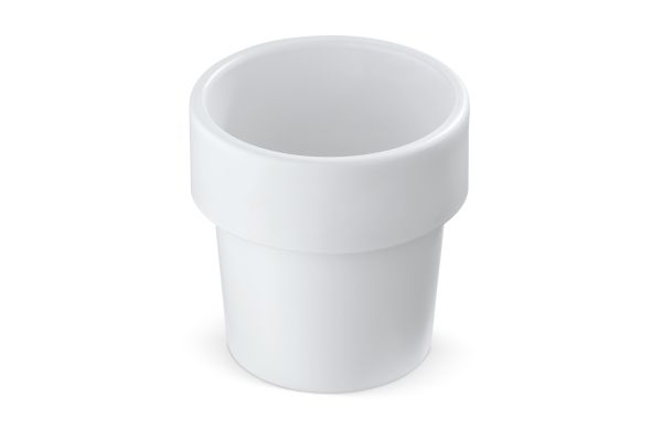 Hot-but-cool Tasse mit Kirschtomatenamen, weiss