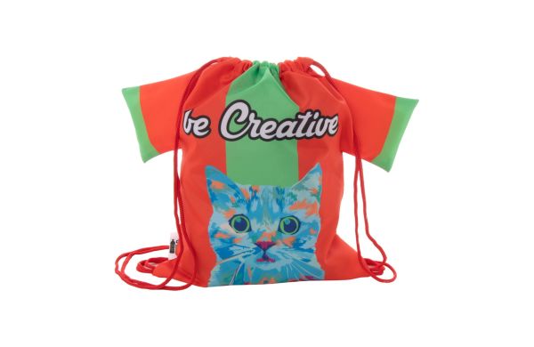 Individueller Turnbeutel CreaDraw T Kids RPET, rot