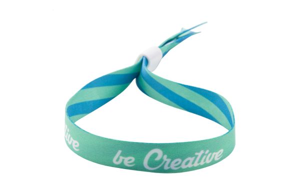 Individuelles Festival-Armband SuboWrist, weiß