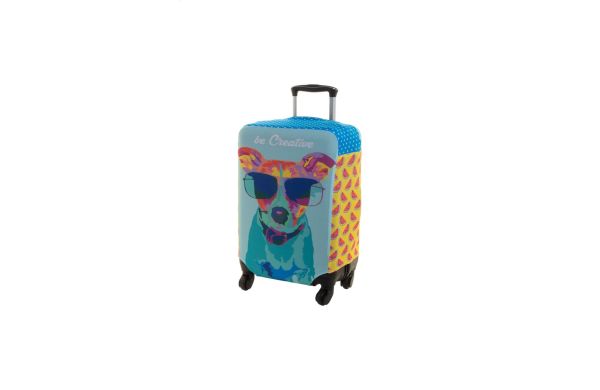 Individulle Gepäckhülle BagSave S, weiss