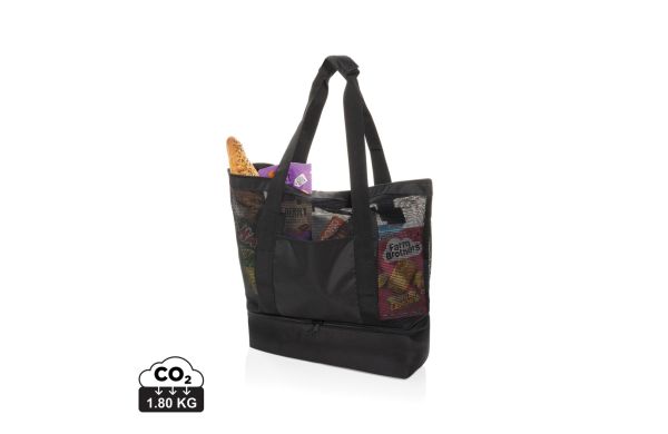 Iqlo Aware™ RPET 2-in-1 Kühltasche, schwarz