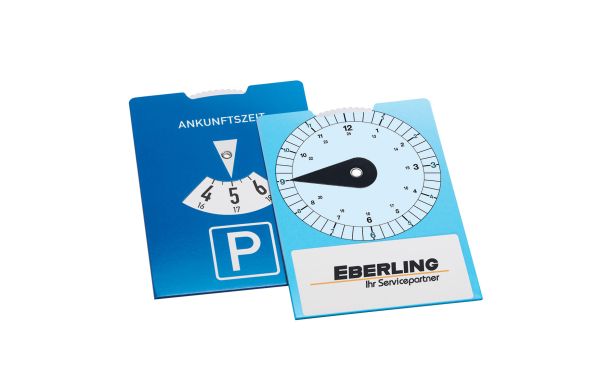 Kartonparkscheibe "Pendler"