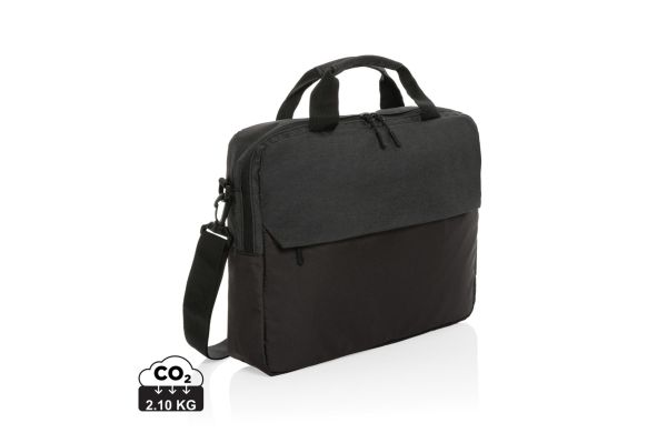 Kazu AWARE™ 15,6" RPET Laptop-Tasche, schwarz