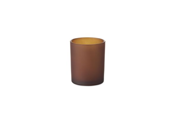 KIVAS WOOD Kerze aus Pflanzenwachs 80 g, braun