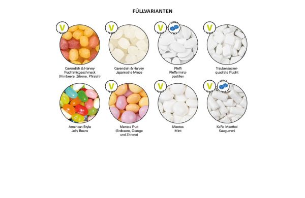 Klappdose, matt-silber