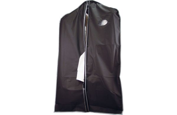 Kleiderschutzhülle aus PEVA - schwarz