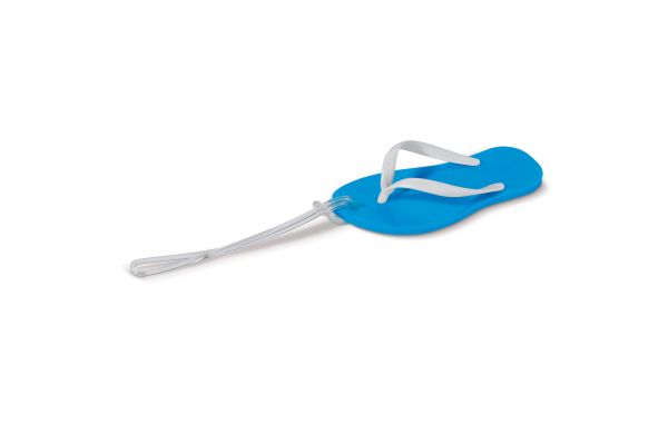 Kofferanhänger Slipper, blau