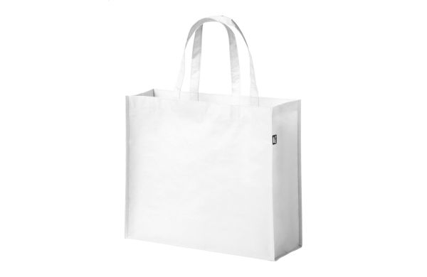 Laster RPET Einkaufstasche, weiss