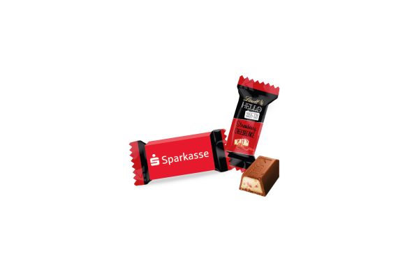 Lindt HELLO im Werbeschuber Klimaneutral FSC