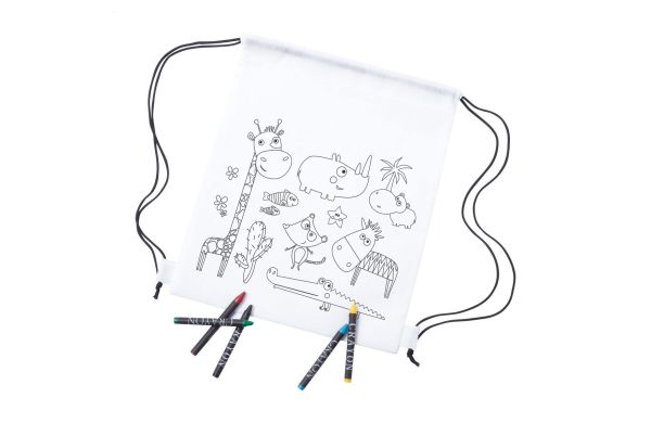 Lobel Turnbeutel zum Bemalen, weiss