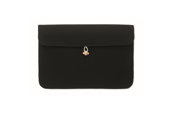 COTIN Laptoptasche Baumwolle - schwarz