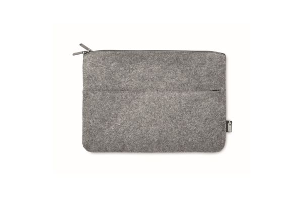 TOPLO Laptoptasche RPET-Filz - grau