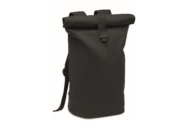 ZURICH ROLL Rolltop-Rucksack Canvas - schwarz