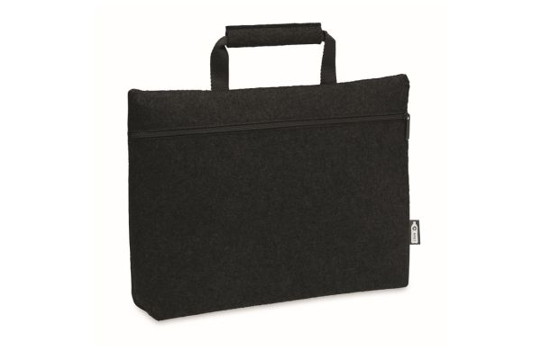 TAPLA Laptop Tasche RPET-Filz - schwarz