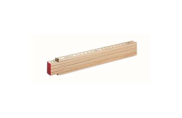 ARA Zollstock Holz 2m - holzfarben